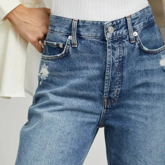 NWT Rails - The Topanga High Rise Straight Size 29 in Vintage Sapphire Distress